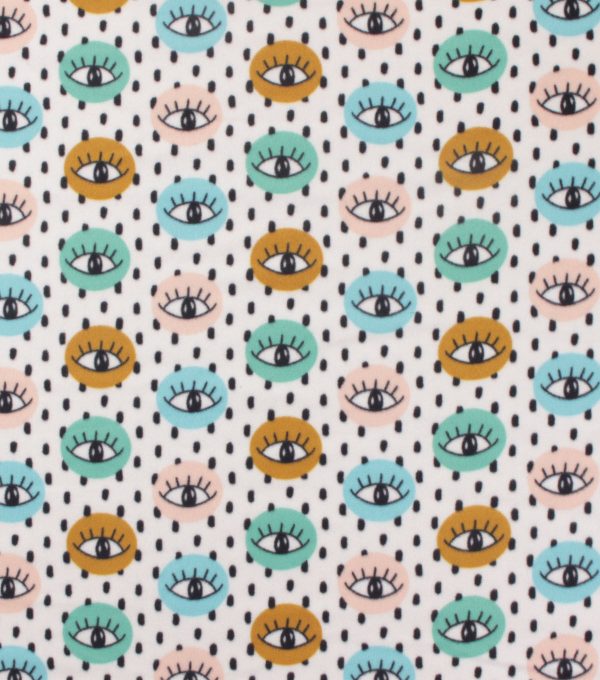 Eyes Blizzard Fleece Fabric - Image 2