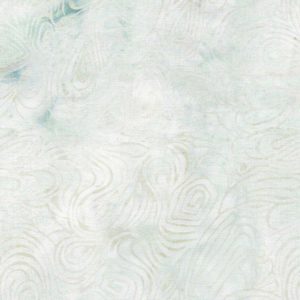 Swirls on Whip Cream Batik Cotton Fabric