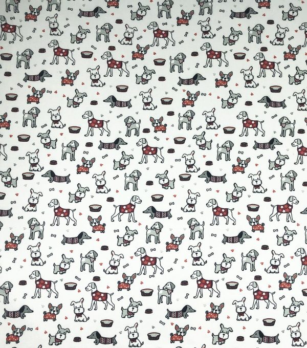 Little Dogs Super Snuggle Flannel Fabric