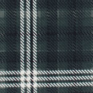 Green Sweater Plaid Anti Pill Fleece Fabric