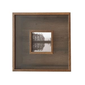 13 x 13 Walnut 5 x 5 Wood Card Box by Place   Time
