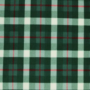 Green Plaid Anti Pill Fleece Fabric