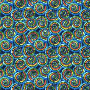 Swirl Tie Dye Multi Super Snuggle Flannel Fabric