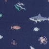 Sea Animals Blizzard Prints Fleece Fabric