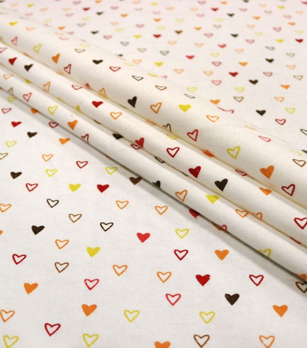 Hearts Super Snuggle Cotton Fabric - Image 2
