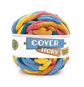 Lion Brand Cover Story Thick   Quick Blanket 39yds Jumbo Polyester Yarn
