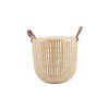 14 Natural Bamboo Basket With Handles by Place   Time