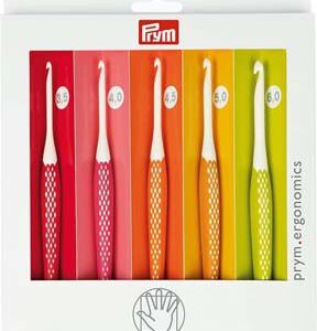 Prym Ergonomics Double Point Knitting Needles Set, Size US 1, 2, 4   6