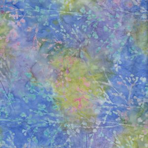Hi Fashion Pastel Branches Batik Cotton Fabric
