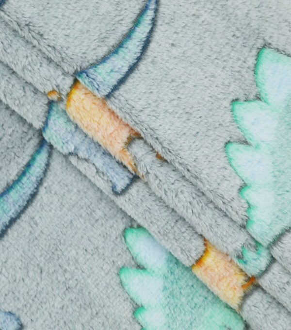 Sew Lush Dino Embossed Fleece Fabric - Image 2