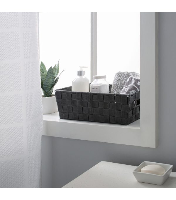 Simplify 15 Woven Strap Shelf Tote - Image 3