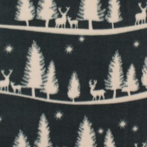 Wildlife Slopes Anti Pill Fleece Fabric