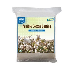 Pellon Needle Punched Fusible Cotton Batting Size 45 x 60