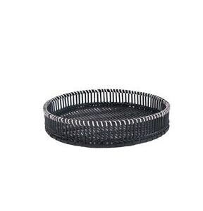 14 Black Bamboo Tray by Place   Time