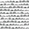 RoomMates 20.5 x 16.5  Gray Doodle Scallop Peel   Stick Wallpaper