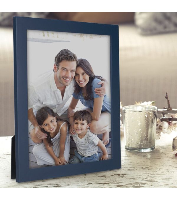 Malden Blue Linear Tabletop   Wall Picture Frame - Image 4