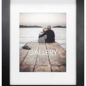 Malden 11 x 14 Matted to 8 x 10 Black Berkley Wall Frame