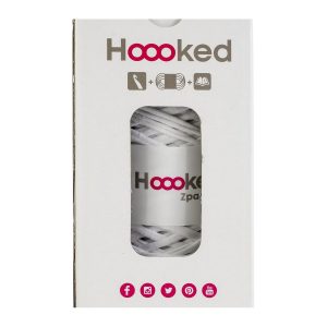 Hoooked Zpagetti White Macrame Hanging Basket Kit
