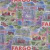 Fargo North Dakota City Pride Cotton Fabric