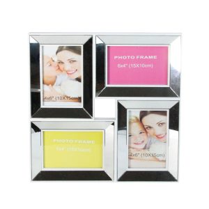 Northlight 14 Silver 4 Photo Collage Glass Frame