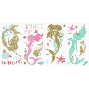 York Wallcoverings Wall Decals Mermaid