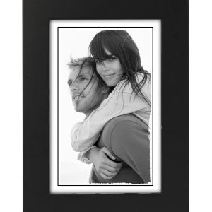 Malden Black Linear Tabletop   Wall Picture Frame