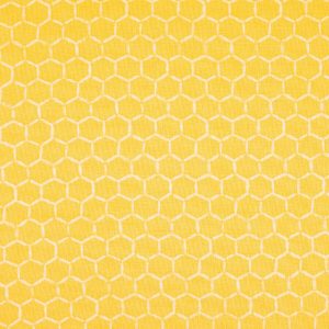 Yellow Honeycomb Quilt Cotton Fabric by Keepsake Calico