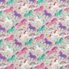 Stars   Hearts Unicorns Super Snuggle Flannel Fabric