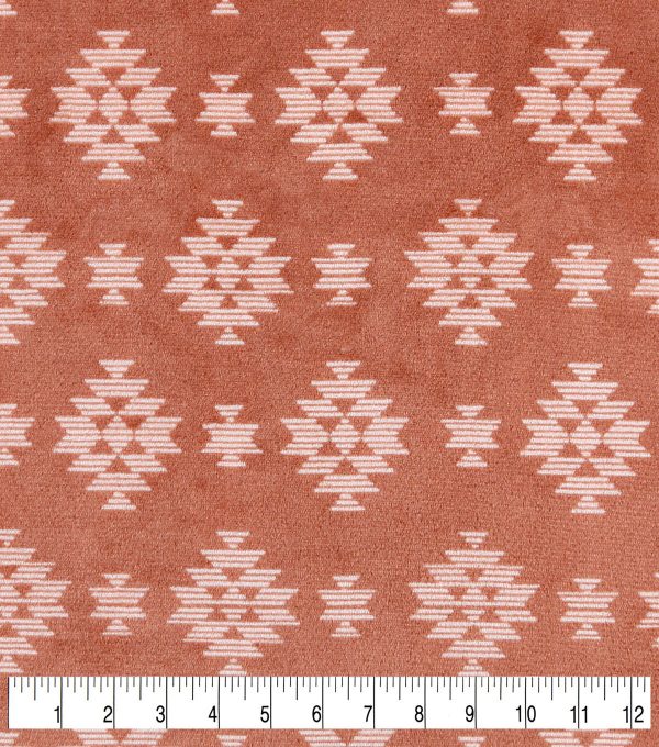 Geo Sew Lush Fleece Fabric - Image 3