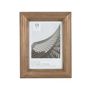 5 x 7 Copper Wood Tabletop Picture Frame by Place   Time
