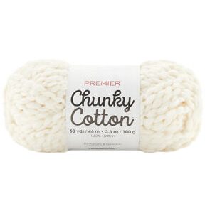 Premier Yarns Cotton Chunky 50yds Super Bulky Cotton Yarn
