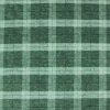 Green Plaid Luxe Fleece Fabric