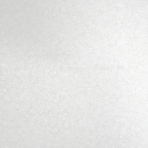 White Tonal Floral Quilt Cotton Fabric by Keepsake Calico