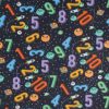 Numbers Blizzard Fleece Fabric