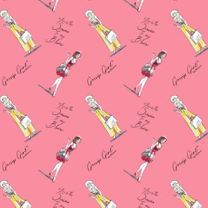 Gossip Girl Upper East Side Cotton Fabric - 1