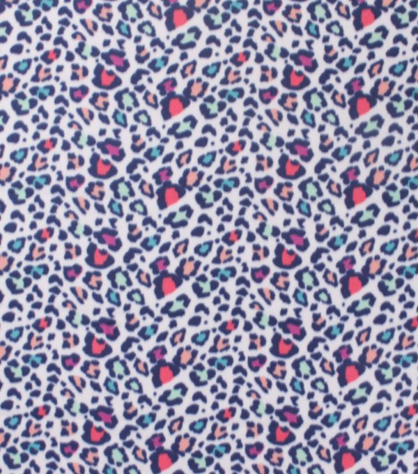 Cheetah Pop Blizzard Fleece Fabric - Image 2