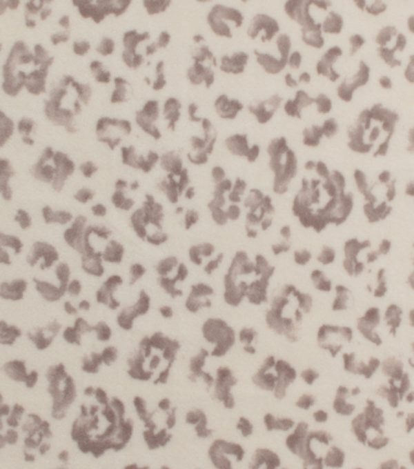 Neutral Cheetah Anti Pill Fleece Fabric