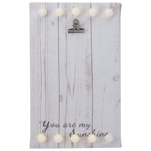 Northlight 10 LED 4 x 6 You Are My Sunshine Canvas Photo Clip