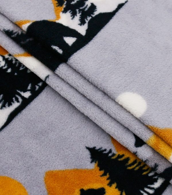 Wilderness Stripe Sew Lush Fleece Fabric - Image 2