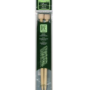 Clover 9 Bamboo Size 13 Single Point Knitting Needle Set