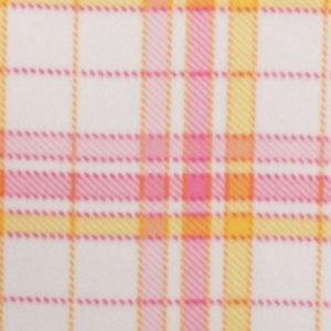 Pink   Yellow Plaid Blizzard Fleece Fabric