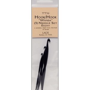 Double Ended Ebony Crochet Hooks