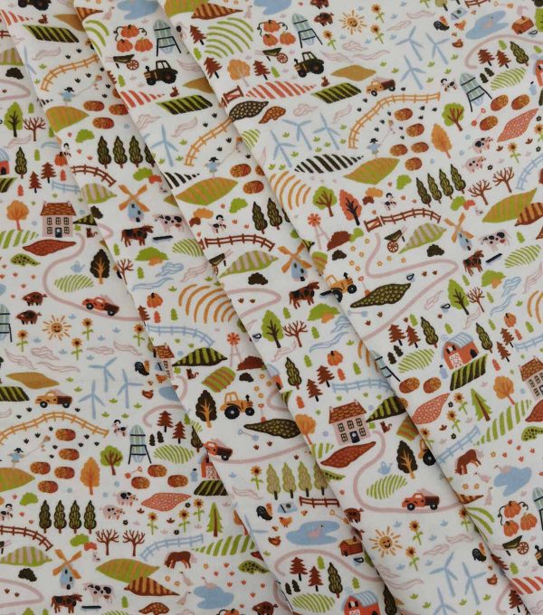 Farm Land Super Snuggle Flannel Fabric - Image 2