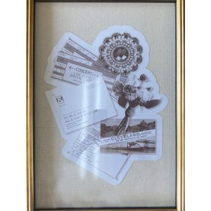 16 x 24 Rounded Elle Gold Champagne Shadowbox by Place   Time