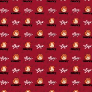 Chucky Batteries Included Cotton Fabric