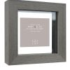Sheffield Home 4 Gray Portfolio Casual Rustic Floating Frame