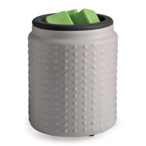 Candle Warmers 5 Gray Textured Candle Warmer