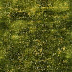 Hi Fashion Green Blender Premium Metallic Cotton Fabric