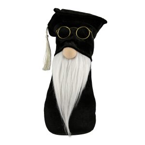 Northlight 10.5 Black Boy Graduation Gnome With Cap