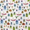 Watercolor Insects Super Snuggle Flannel Fabric
